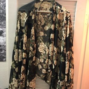 Barely worn floral kimono